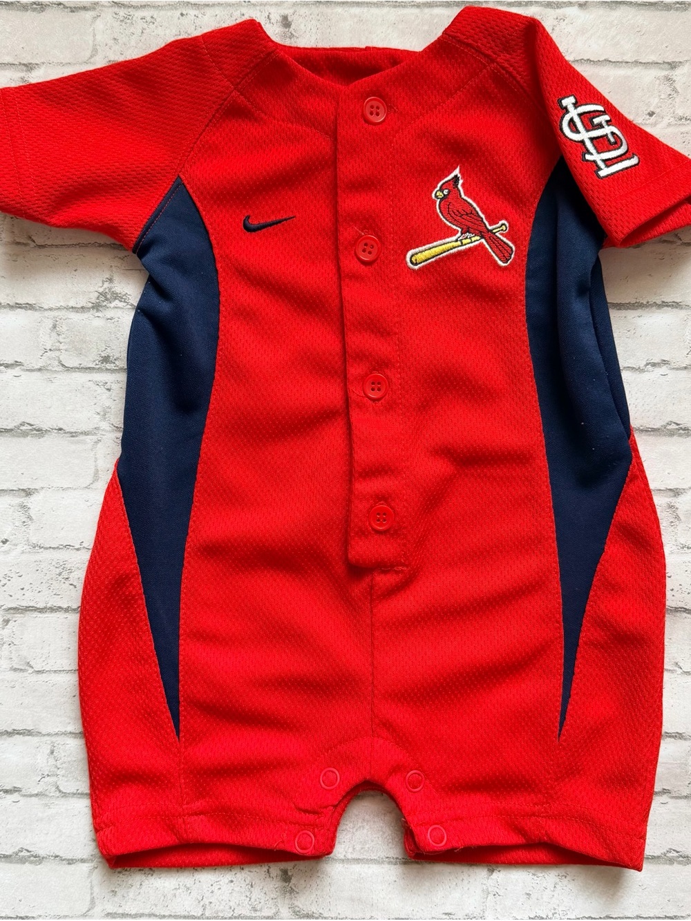 Nike St. Louis Cardinals Rolen Baby Romper